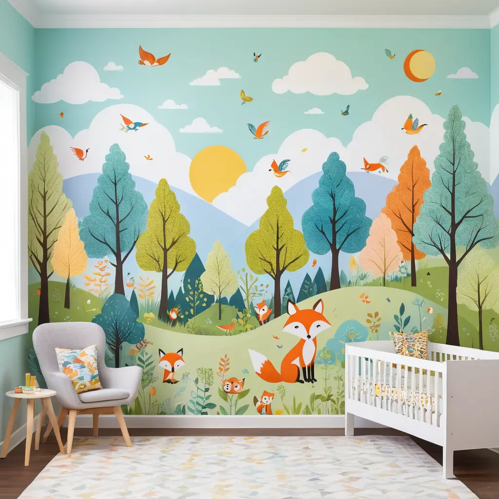 Colorful Wall Murals