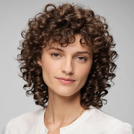 Curly Mullet