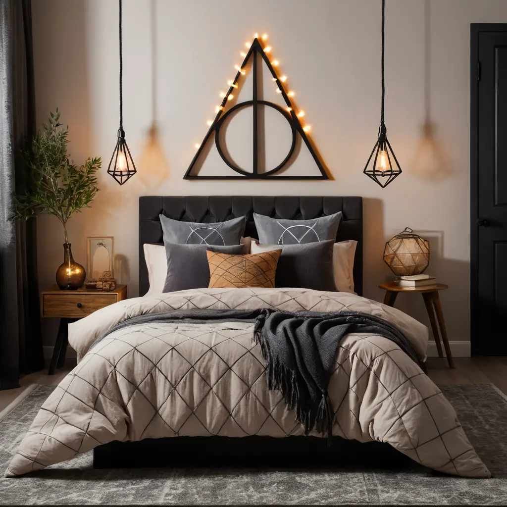 Deathly Hallows Symbol Decor