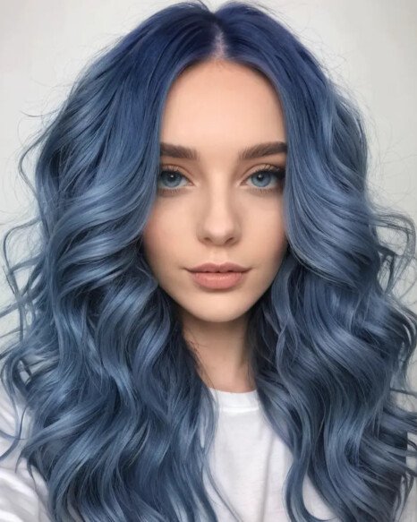 Denim Blue Hair