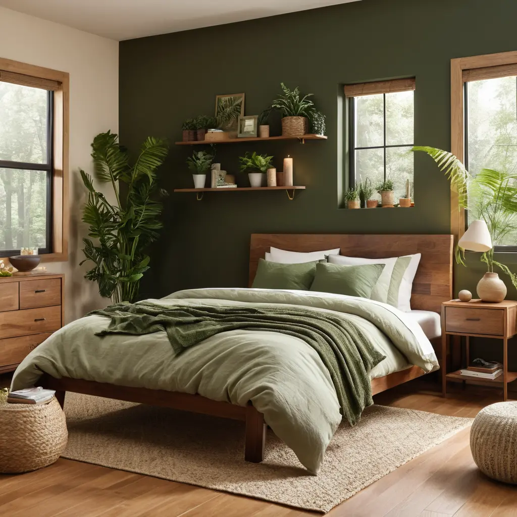 Earthy Green and Brown Color Palette