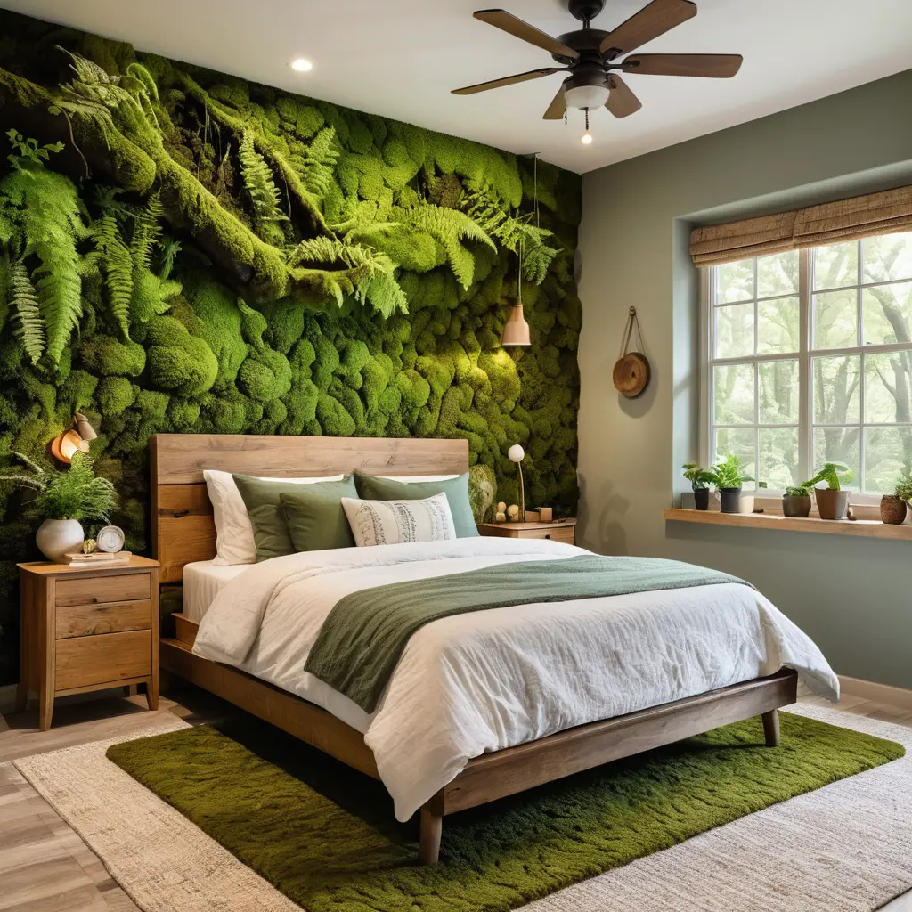 Faux Moss Rugs for a Lush Floor