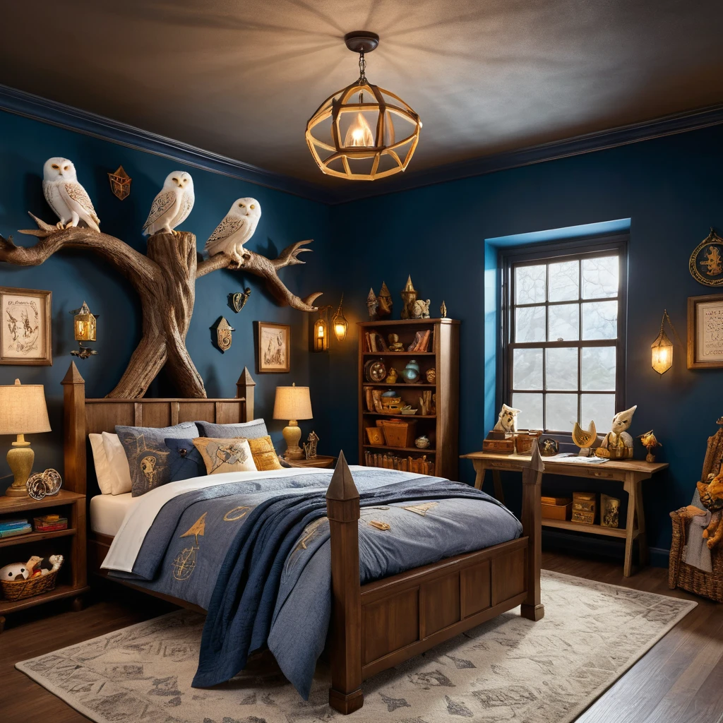 Hedwig and Magical Creatures Decor