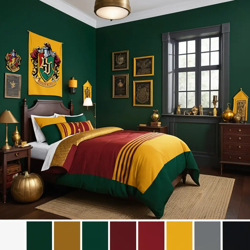 Hogwarts House-Inspired Color Palette