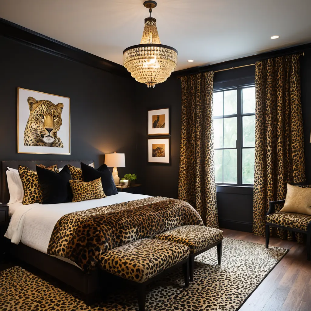 Leopard Window Treatments