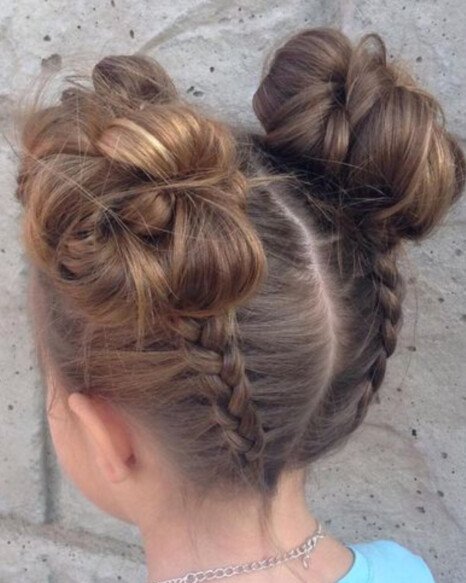 Messy Braided Bun 