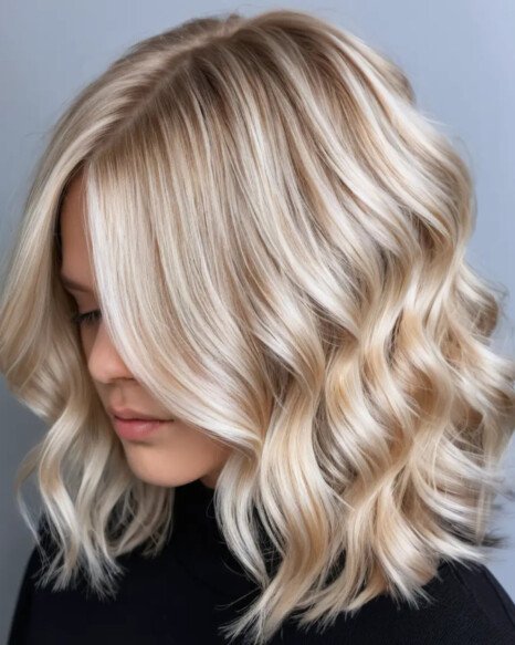 Pearl Blonde Highlights