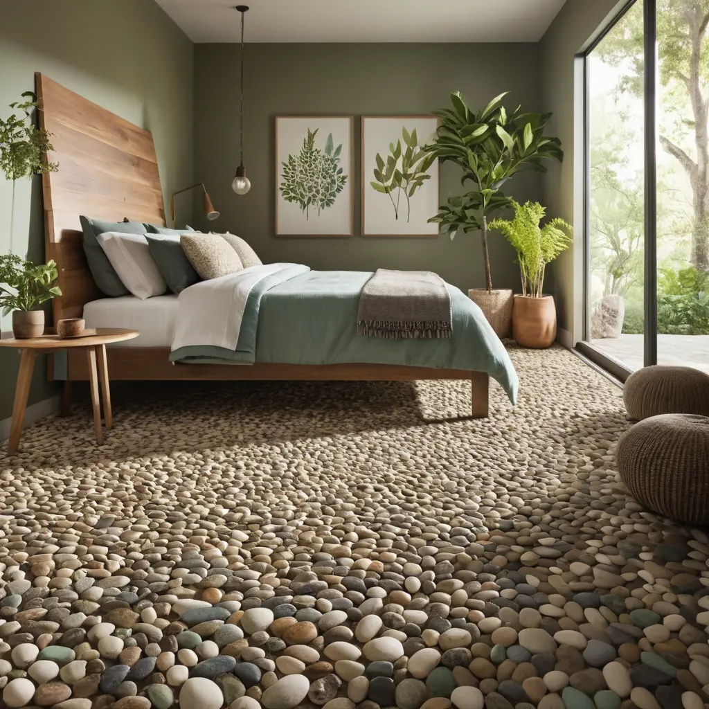 Pebble Path-Inspired Flooring