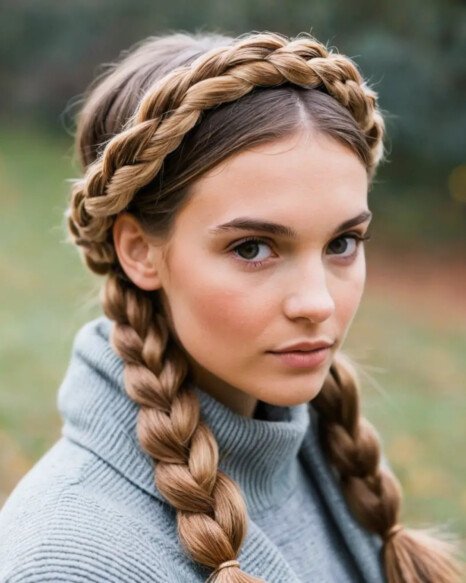 Puffy Braided Headband