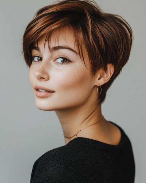 Rich Chestnut Brown Pixie