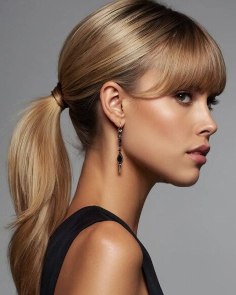 Sleek Low Ponytail