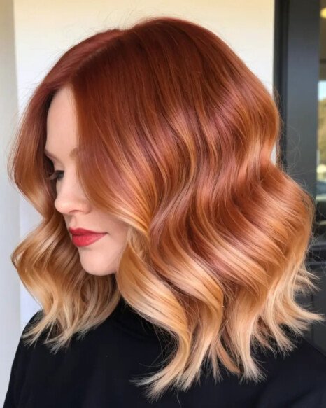 Strawberry Blonde Ombre