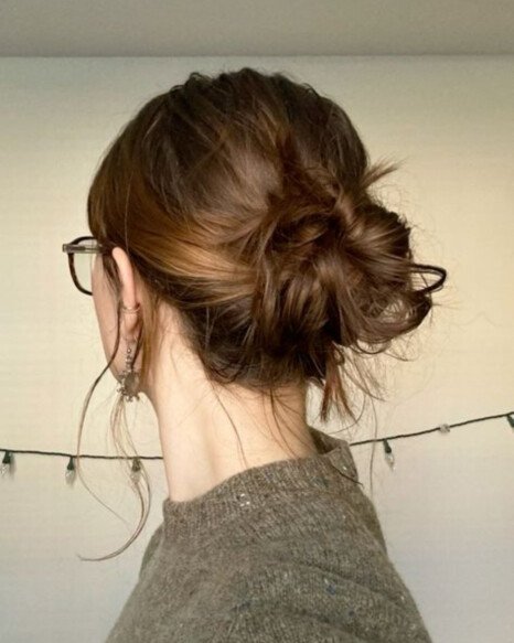 Twisted Low Bun