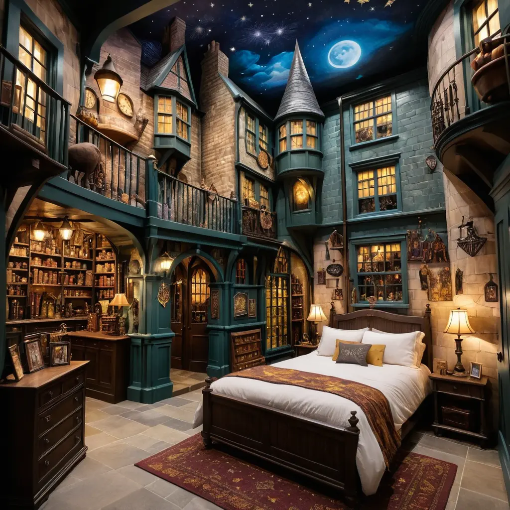 Wall Murals of  Diagon Alley