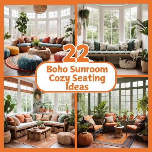 22 Boho Sunroom Cozy Seating Ideas for a Relaxing and Stylish Retreat