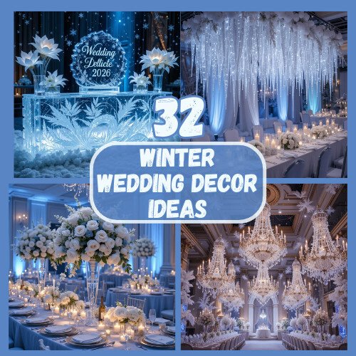 32 Winter Wedding Decor Ideas