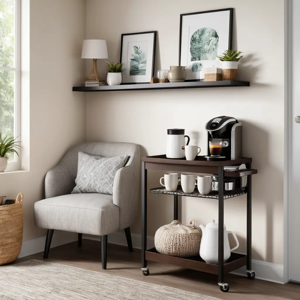 Add a Coffee Station to Your Nook