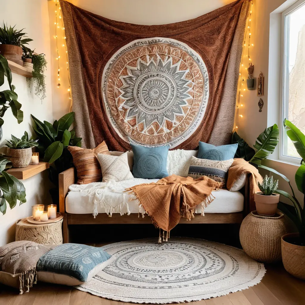 Add a Tapestry for a Boho Vibe