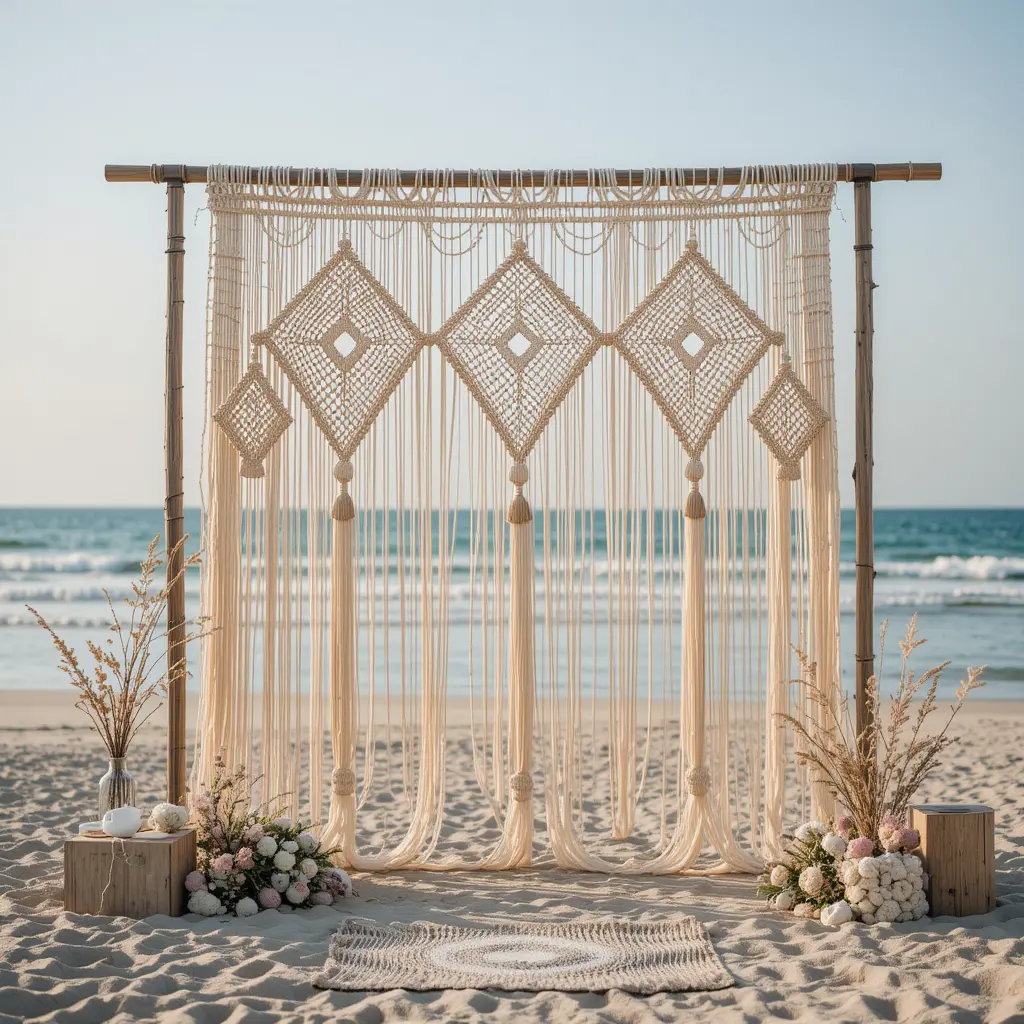 Boho Macramé Backdrop