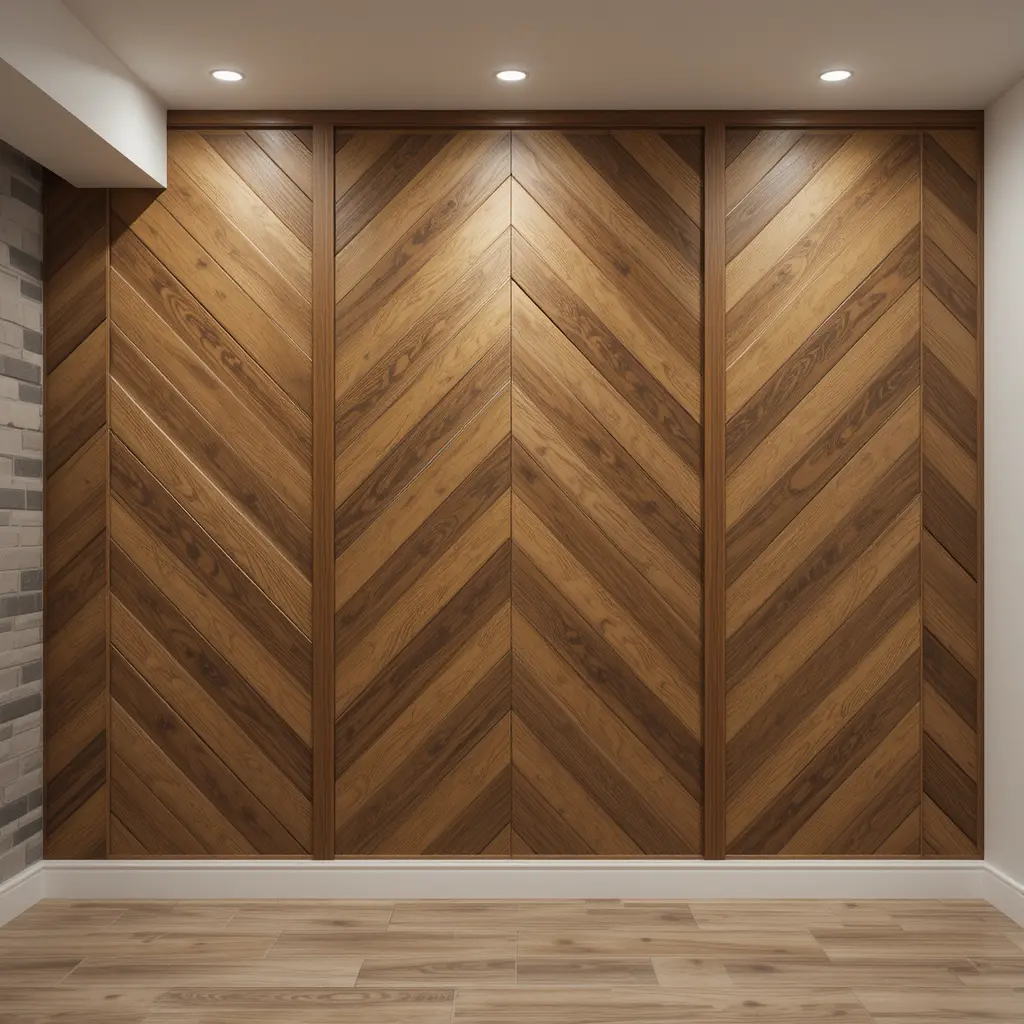 Chevron Wood Panels