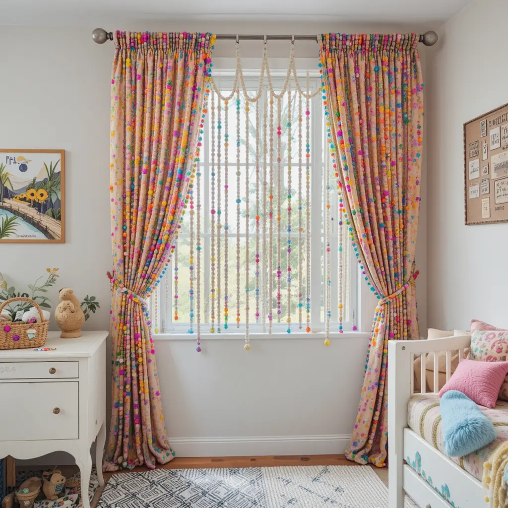 Colorful Beaded Curtains