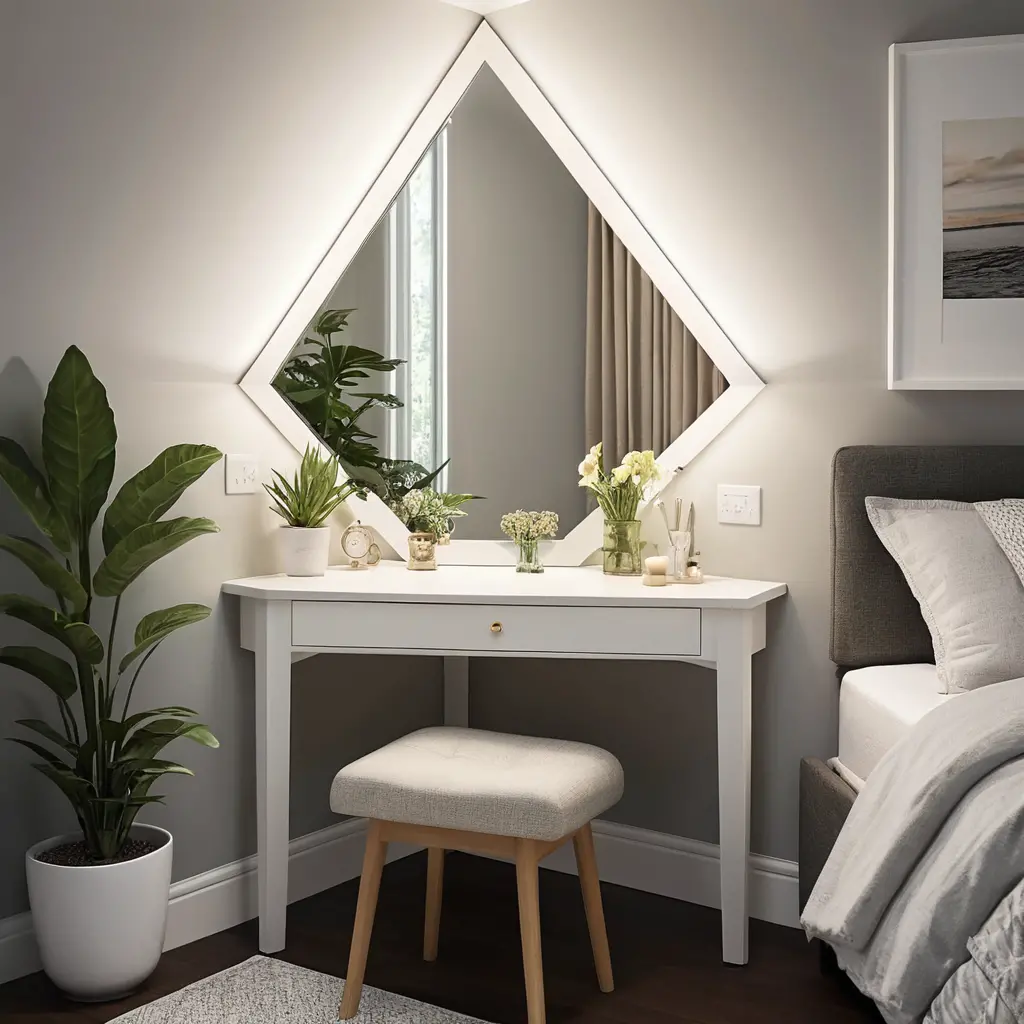 Corner Vanity Nook