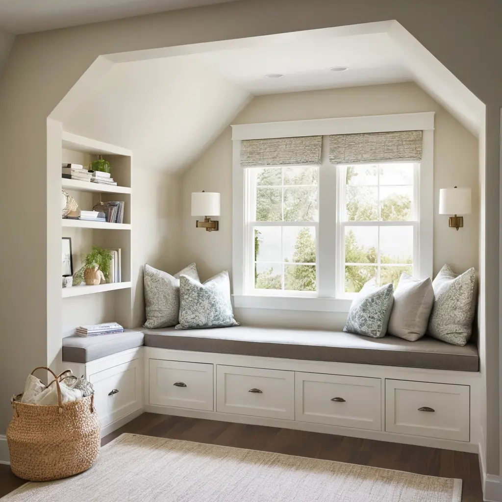 Create a Nook with Built-In Seating