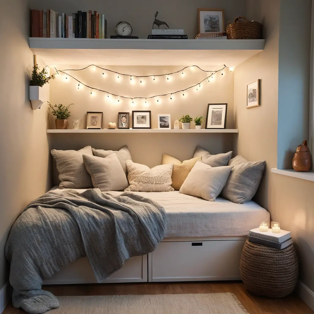 Design a Cozy Bed Nook for Extra Comfort