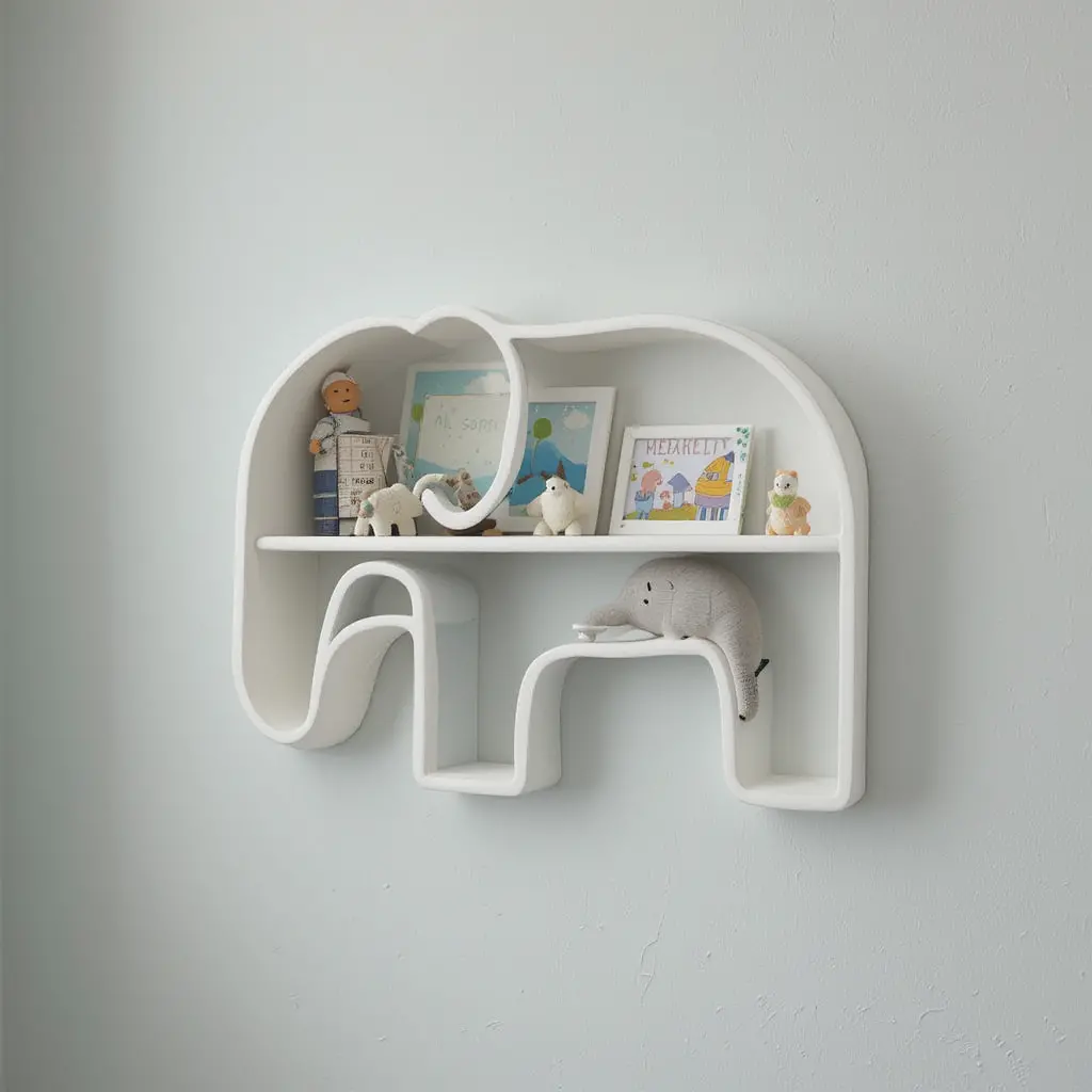 Elephant Wall Shelf