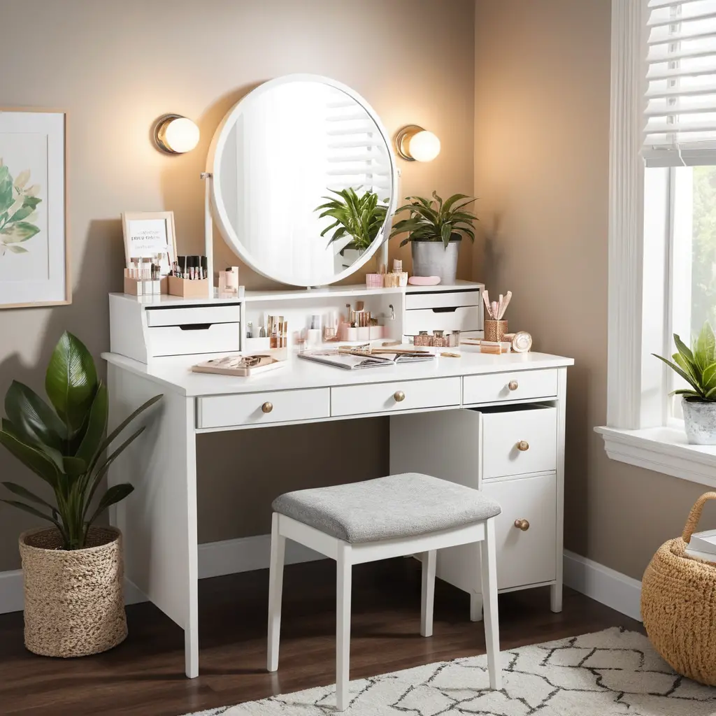 Multipurpose Desk Vanity