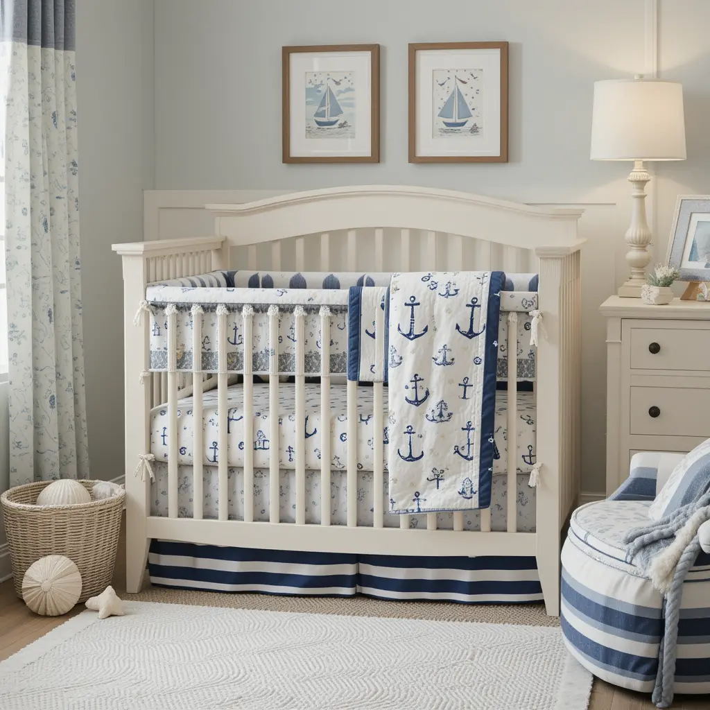 Nautical Themed Crib Bedding