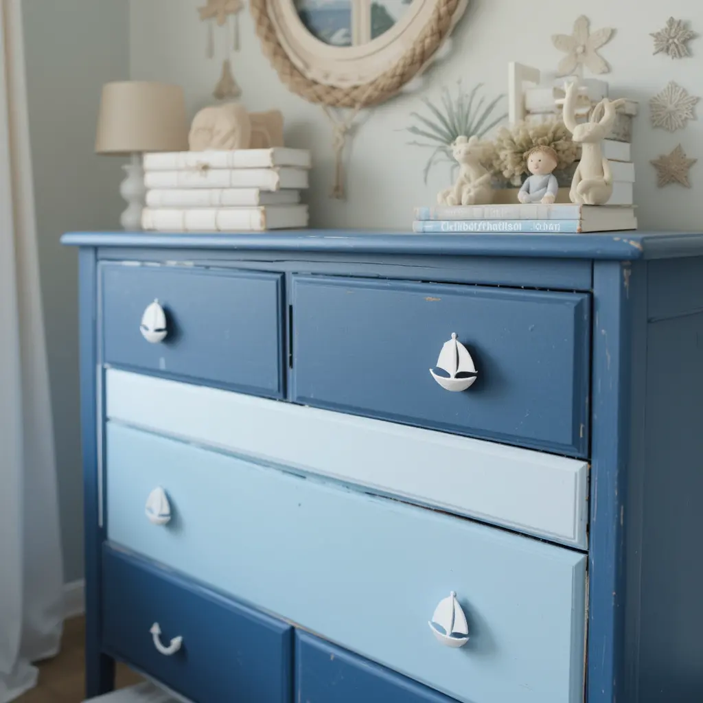 Nautical-Themed Dresser