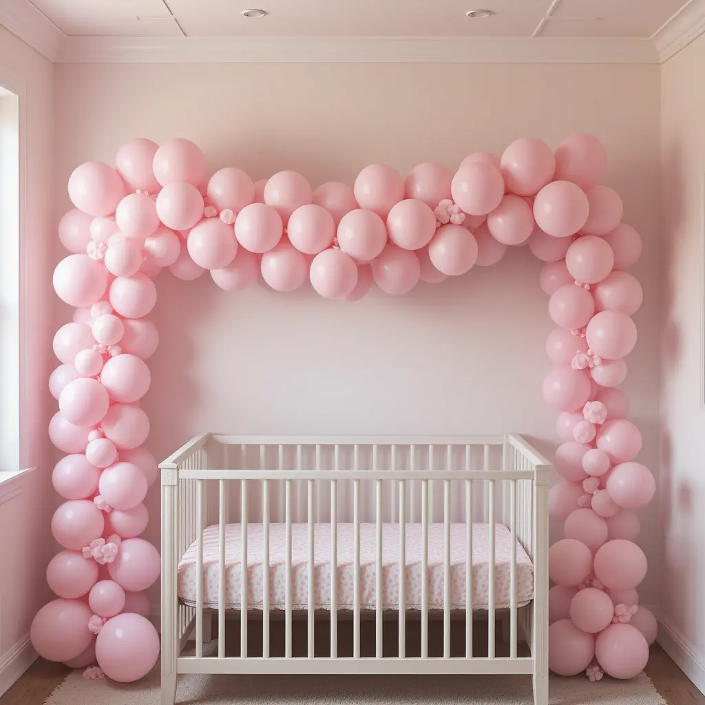 Pink Balloon Garland