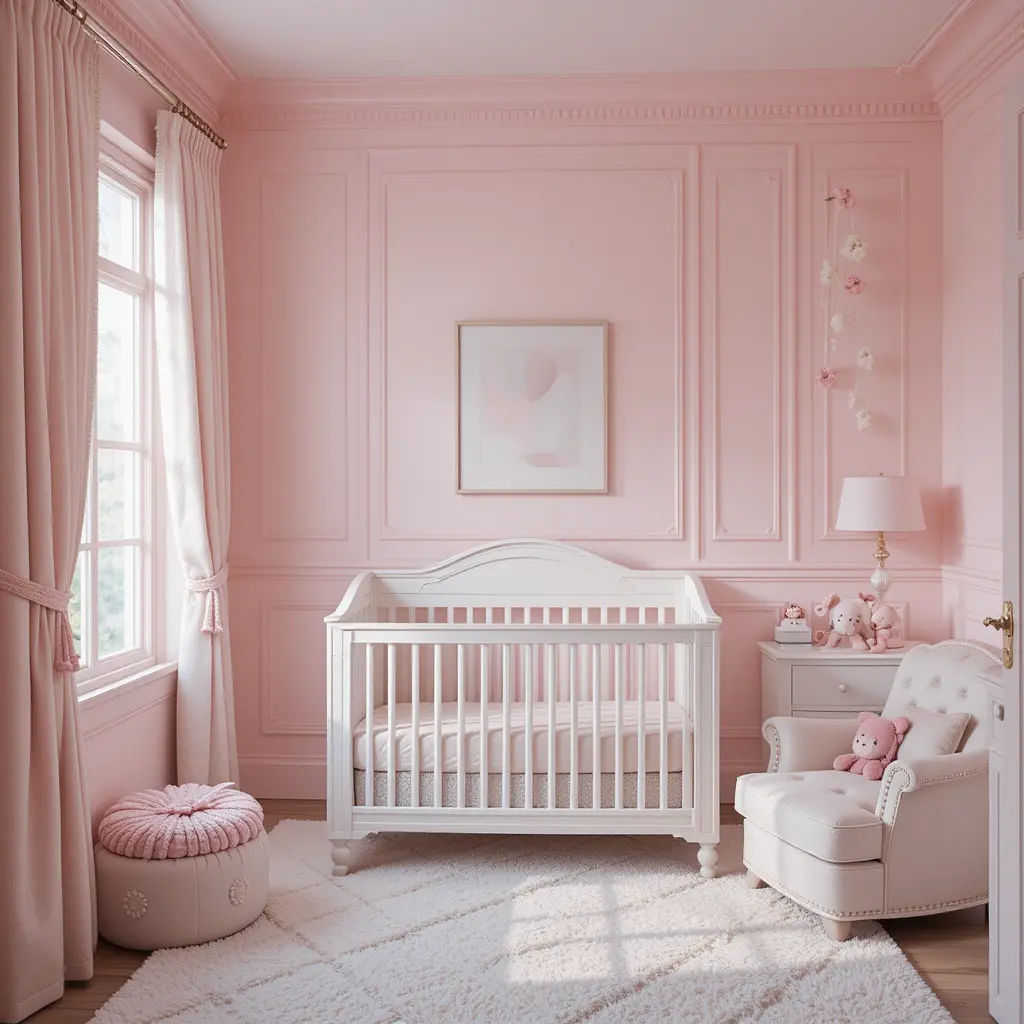 Pink Crown Molding