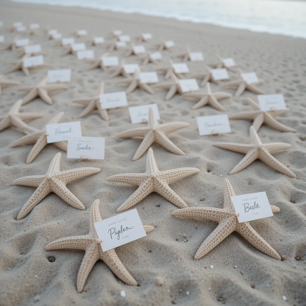 Starfish Escort Cards