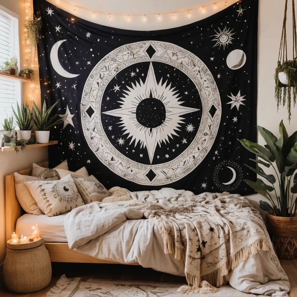 Tapestries with Mystical Prints