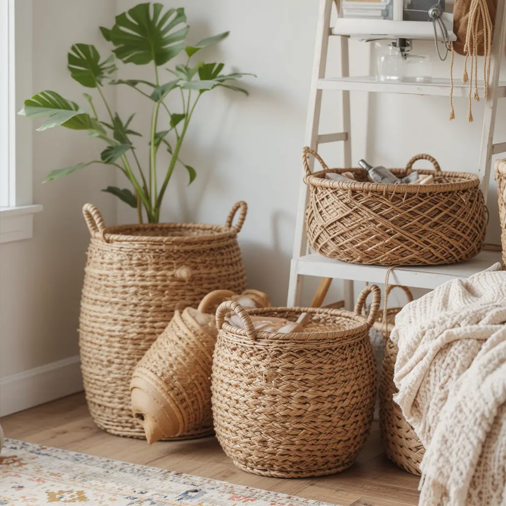 Woven Baskets for Storage