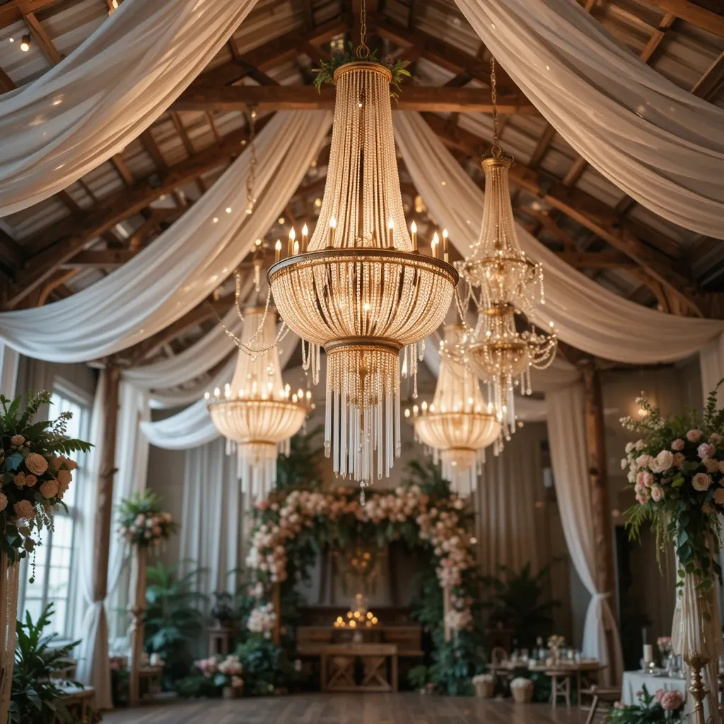 Beaded Chandeliers