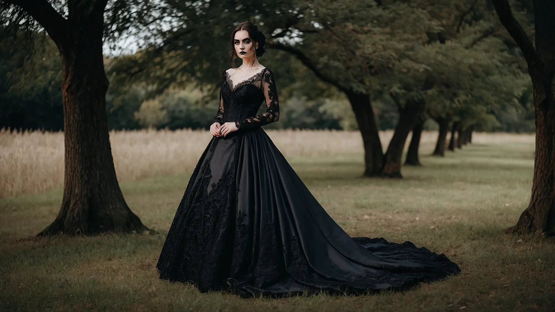 Black Wedding Dress