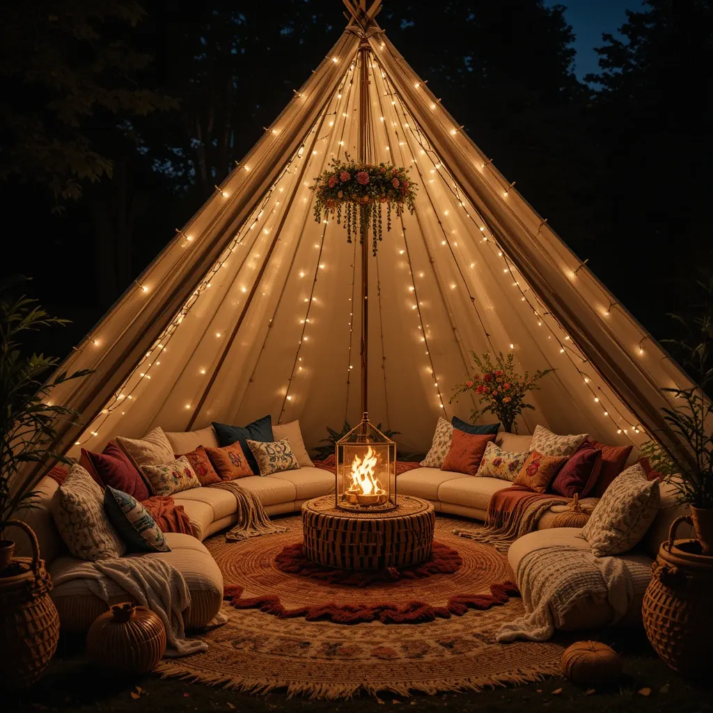 Bohemian Teepee Tent