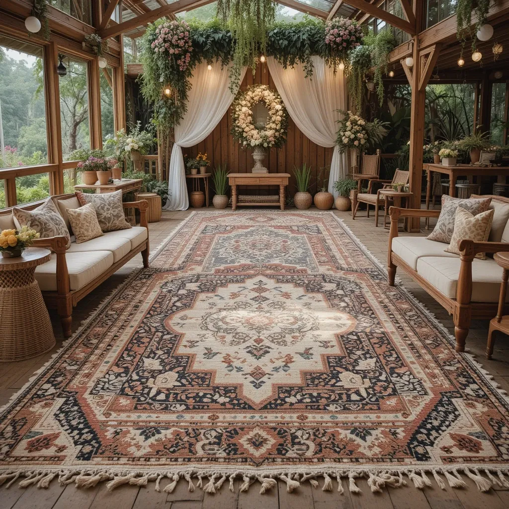 Boho Rugs as Decor