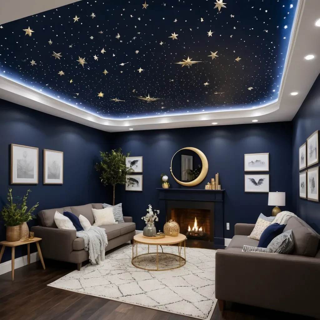 Celestial Night Sky Ceiling