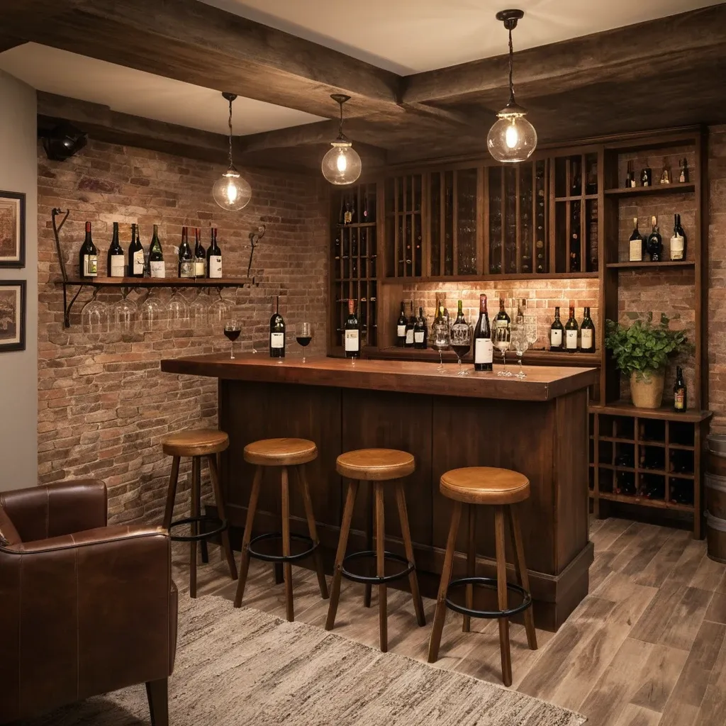 Create a Vintage Wine Lounge