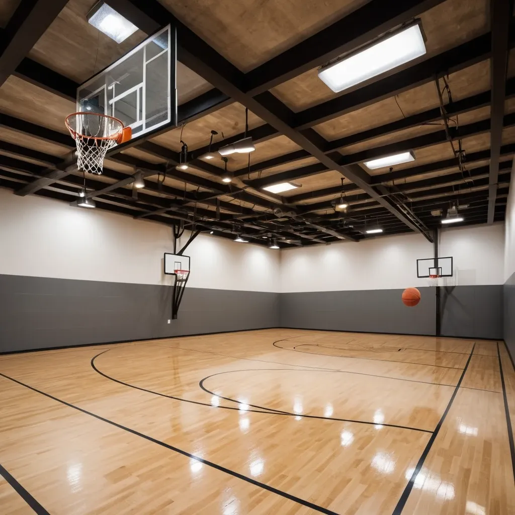 Create an Indoor Basketball Court