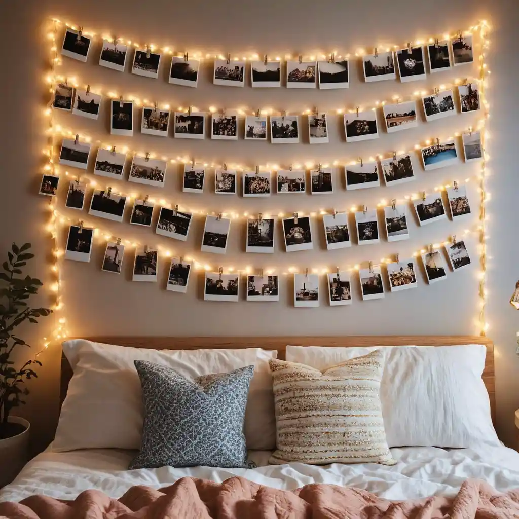 DIY Photo String Display