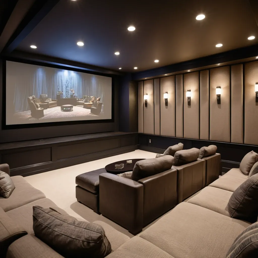 Design a Home Theater with a Stage