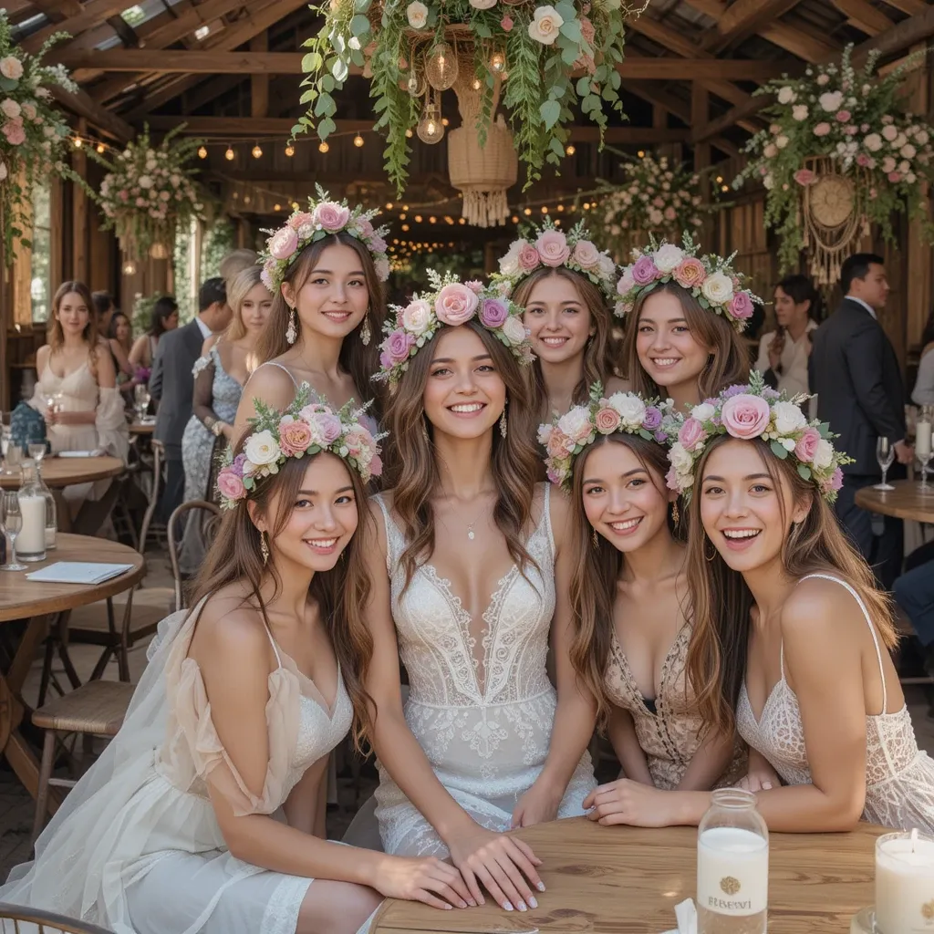 Floral Crowns for Guests