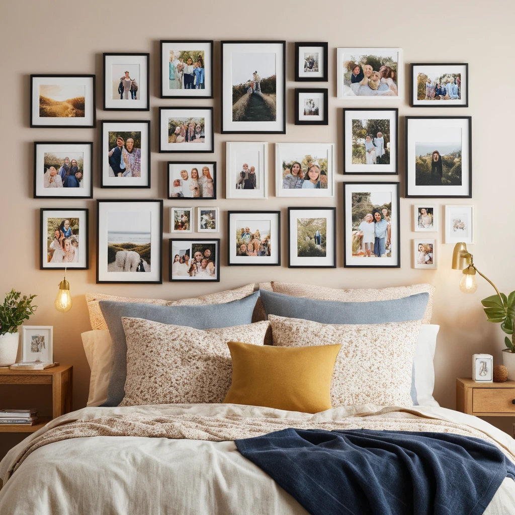 Gallery Wall of Family Photos