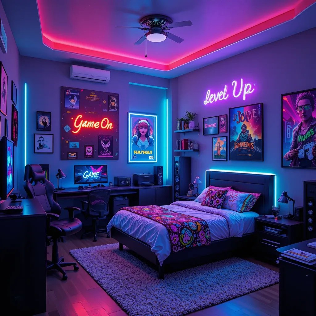 Gamer Girl Neon Signs