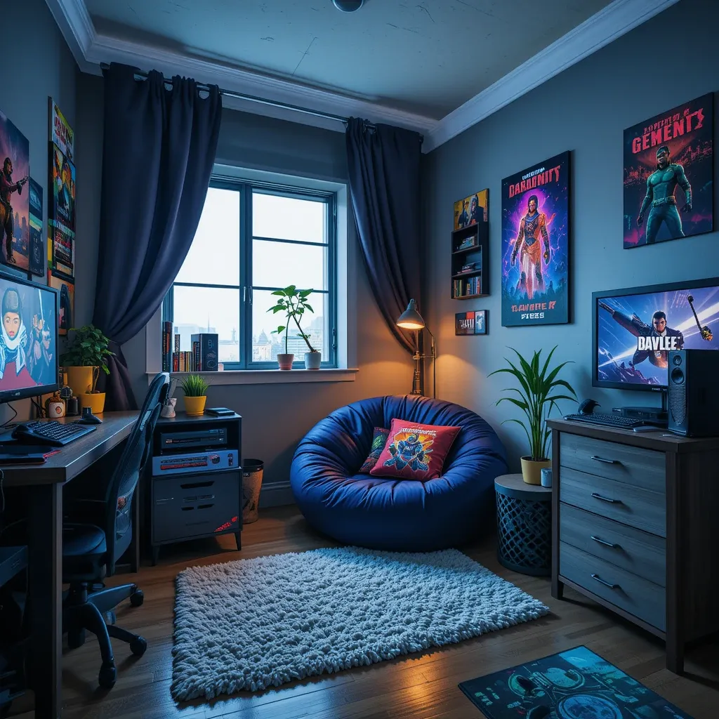 Gamer Girl Reading Nook